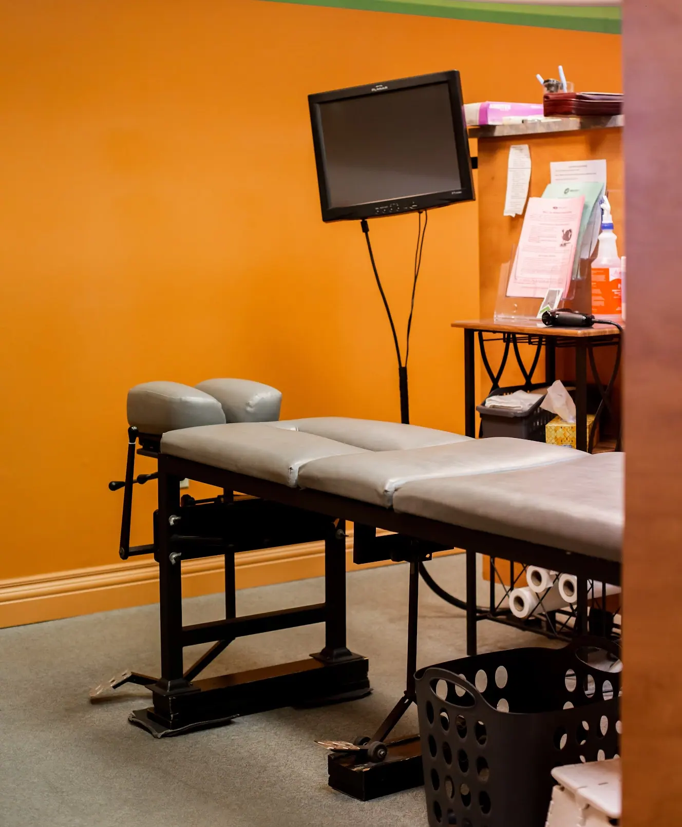 Chiropractic adjustment bay at Nova Chiropractic